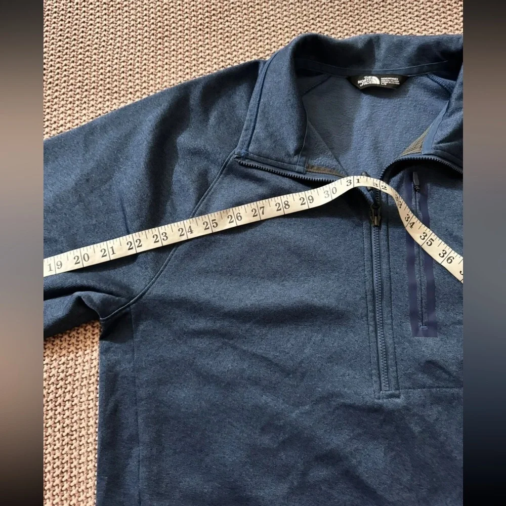 The North Face Men Blue Pullover Sweater winter‎ Jacket Long Sleeve Size Large